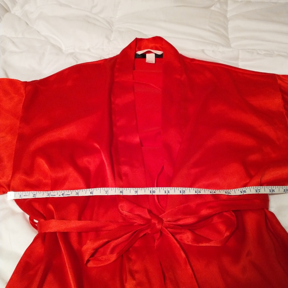 Victoria Secret Red Robe S/M P/M - Picture 4 of 6